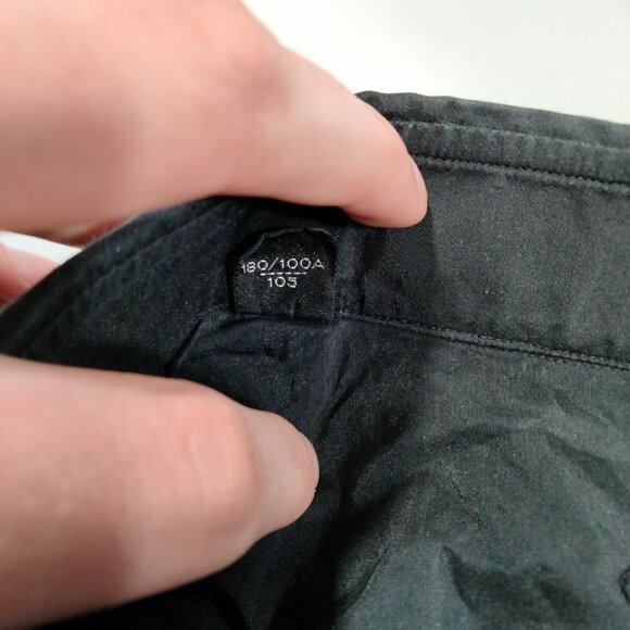 Tom Ford Mens Silk Cotton Blend Satin Button-Up Shirt Size 42 Black - Picture 6 of 9